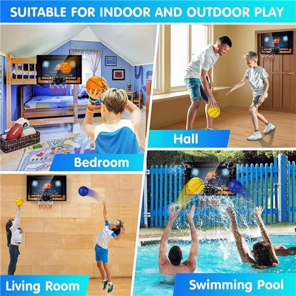 Indoor Basketball Hoop Fan Backboards for Teens and Adults Room Basketball Hoop - Picture 6 of 6